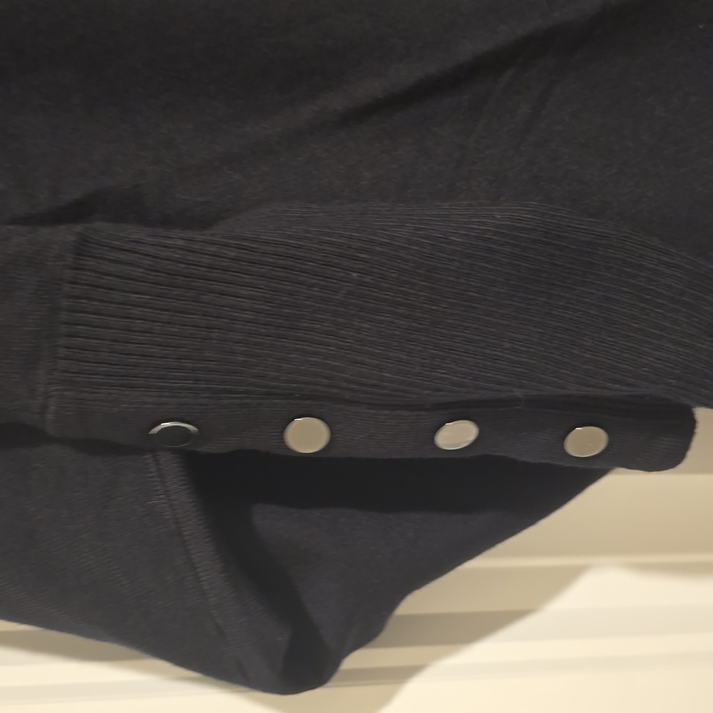 Alfani Turtleneck Poncho Sweater - Picture 3 of 5